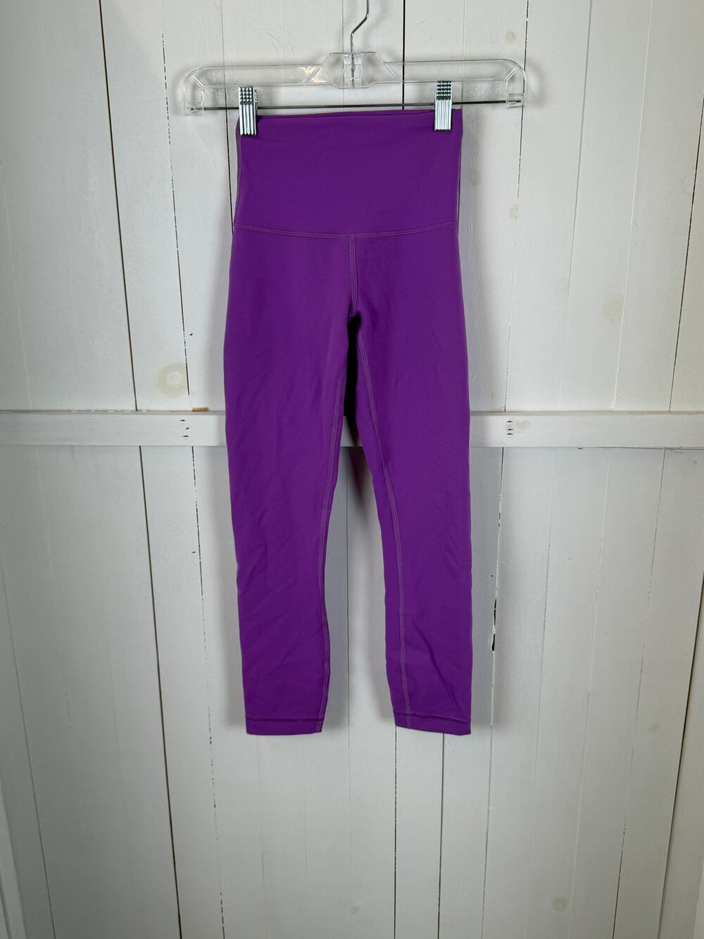 Lululemon Purple Capri Leggings Size 0 Nylon Women’s
